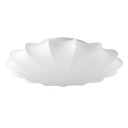 3-Light Modern Flush Mount Ceiling Light with Silk Lampshade