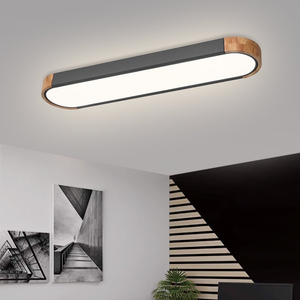 Contemporary Minimalist Led Flush Ceiling Light