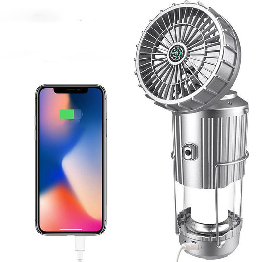 Solar fan lamp – Light and coolness in one!