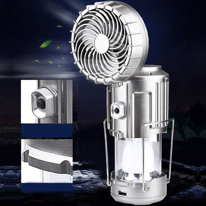Solar fan lamp – Light and coolness in one!