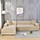 Universal sofa cover set