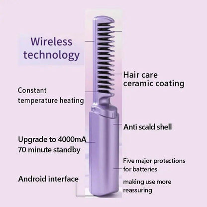 CurlyEase™ | The Ultimate Mini Hairbrush
