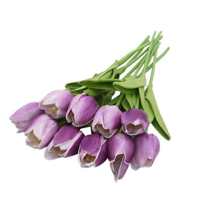 10x Artificial Tulips Flowers