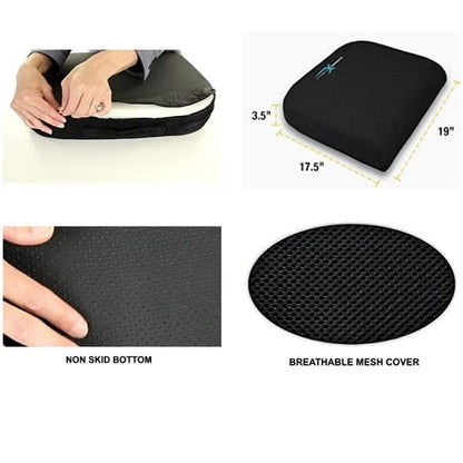 Car Seat Cushion Orthopedic Chair Pads With Anti-Slip Bottom