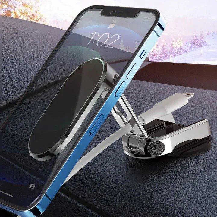 Magnetische telefoonhouder met handvat